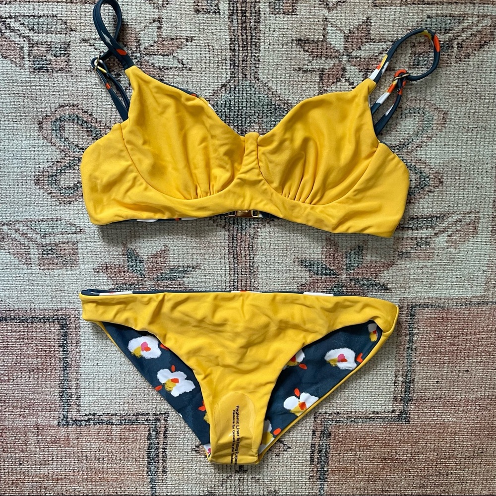 Yellow Women's Swim Top - Picture 8 of 9